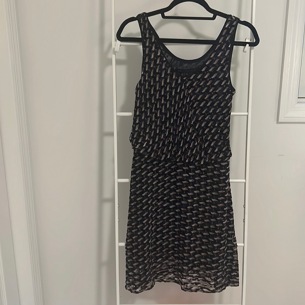 Marc Jacobs burnout velvet pattern dress